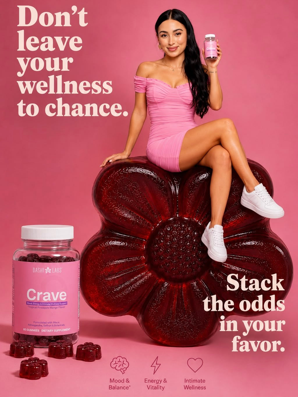 Crave – Women’s Wellness Gummies for Mood, Energy, and Intimate Wellness